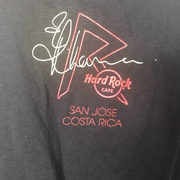 Hard Rock Cafe Rihanna San Jose/Costa Rica T Shirt 100% Cotton Sz M - Picture 2 of 5